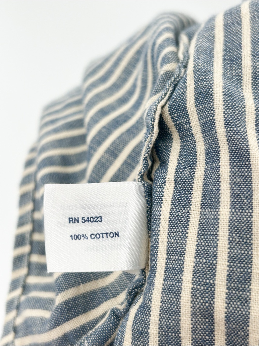 Gap Pintuck Ticking Striped Top Short Sleeve Neutral Laid Back Preppy Cotton XL - Picture 5 of 10